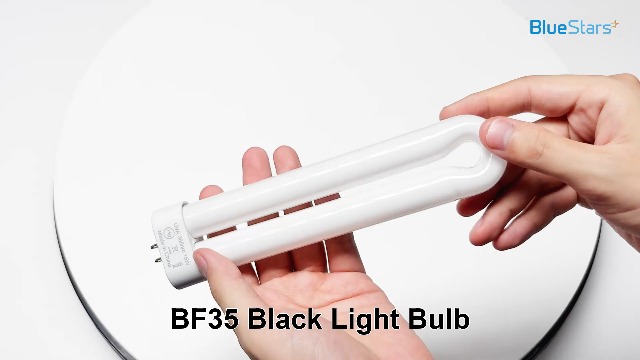 BlueStars BF35 Black Light Bulb FUL15W BL 15 Watts, 4-Pin Base
